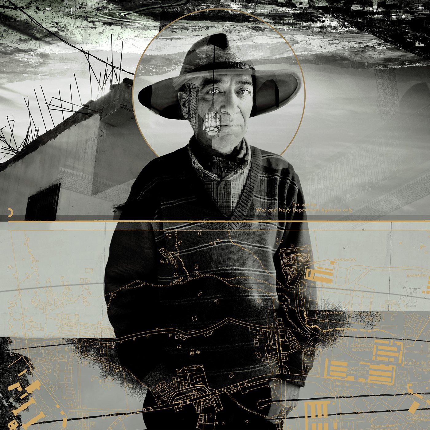 Allégorie urbaine, portrait au chapeau